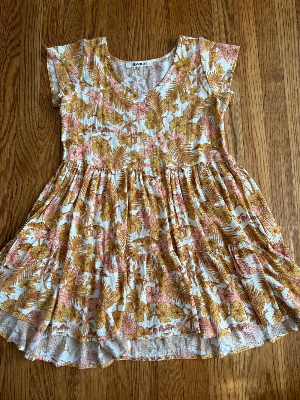Ripcurl beach floral girls summer dress 10